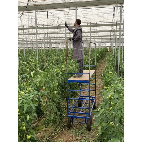 Plate-forme de travail en serre