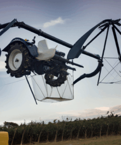 The Farm Equipment Of Your Dreams flying in the air.