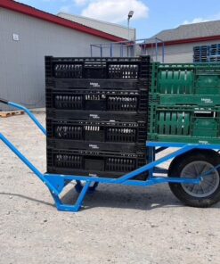 Wheelbarrow sideview crates