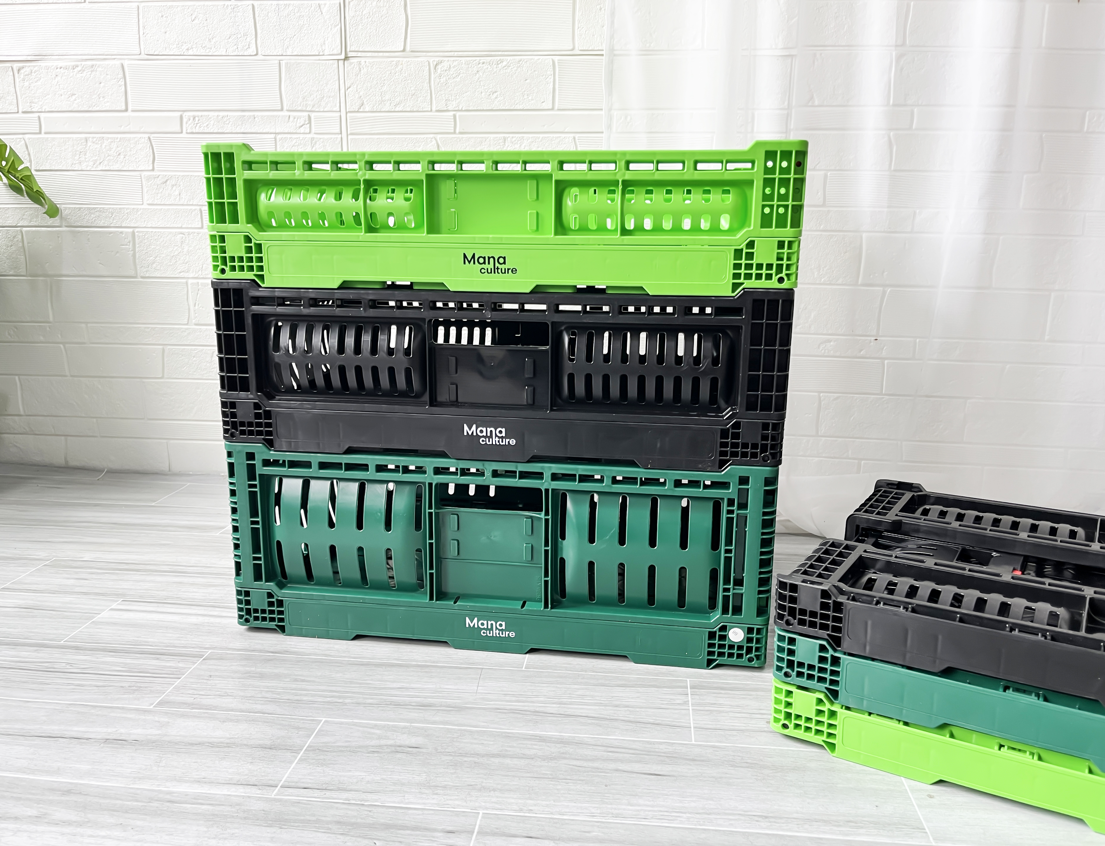Vented Foldable Crate