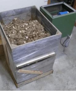 Garlic dryer with bins