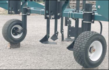 Gauge wheel 674 series that can be attached to a tractor back