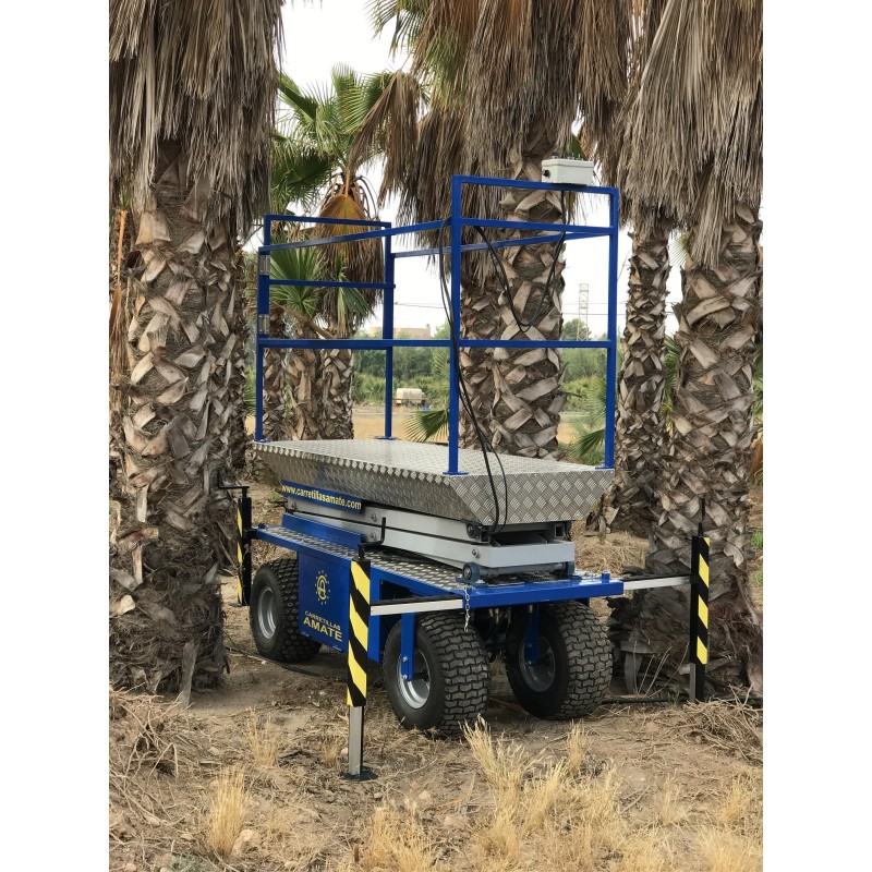 Hydraulic scaffholding field down